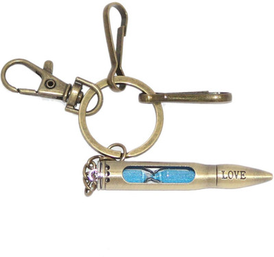 Aura Imported Sandtimer In Bullet Key Chain
