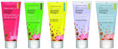 Aroma Magic Strawberry,Neem & Tea Tree,Grapefruit,Lavender,White Tea & Chamomile Combo Face Wash(500 ml)
Aroma Magic Strawberry,Neem & Tea Tree,Grapefruit,Lavender,White Tea & Chamomile Combo Face Wash(500 ml)
