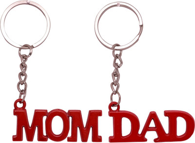 Oyedeal Kycn956 Set Of Mom & Dad Key Chain(Multicolor)