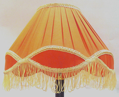RDC 12" Round Orange with Golden Border with Frills - B22 Holder Ring Size Table Lamps Lamp Shade(Cotton)
RDC 12" Round Orange with Golden Border with Frills - B22 Holder Ring Size Table Lamps Lamp Shade(Cotton)