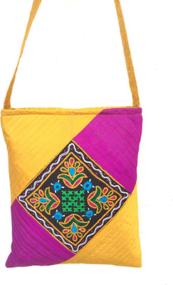 Minky's Decor Men & Women Casual Yellow, Purple Polyester, Silk Sling Bag, Purple;yellow
Minky's Decor Men & Women Casual Yellow, Purple Polyester, Silk Sling Bag, Purple;yellow