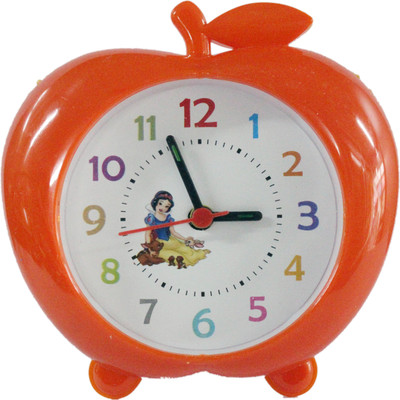 Scrazy Analog Orange Clock