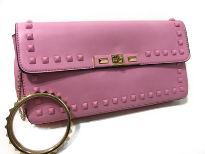 Nirang Party Pink Clutch