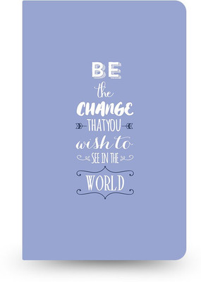inkFlap A5 Journal(FlapBook Thin Premium Plain Notebook - Be The Change (Blue), Light Blue)
inkFlap A5 Journal(FlapBook Thin Premium Plain Notebook - Be The Change (Blue), Light Blue)