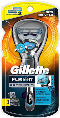 Gillette Fusion ProShield Chill Men's Razor with Flexball Handle and 2 Razor Blade Refills
Gillette Fusion ProShield Chill Men's Razor with Flexball Handle and 2 Razor Blade Refills