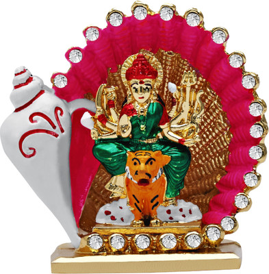 Kulin Goddess Durga Idol For Car Dashboard | Home Decor | Gifting Decorative Showpiece - 6.2 cm(Alloy, Multicolor)
Kulin Goddess Durga Idol For Car Dashboard | Home Decor | Gifting Decorative Showpiece - 6.2 cm(Alloy, Multicolor)