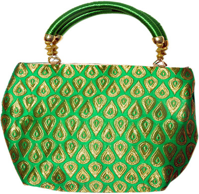 Craft Trade Hand-held Bag(Green)