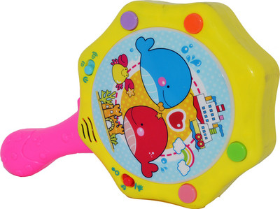 Toyzstation Hand Drum With Light and Music(Multicolor)