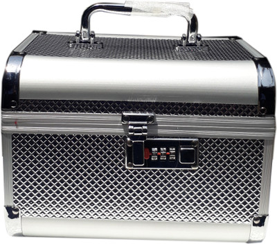Bonanza Cosmetic & Jewelry Vanity Box(Silver)
