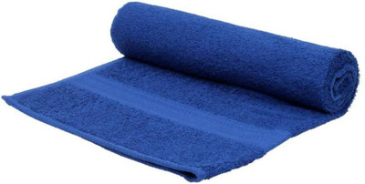 Shopping Store Cotton 250 GSM Bath Towel(Blue)