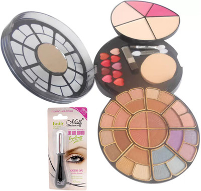 JP Shimmers Make up kit 3955 and Eyeliner(Set of 2)