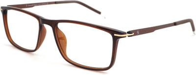 EMERALD ZEGNA Full Rim Rectangle Frame(54 mm