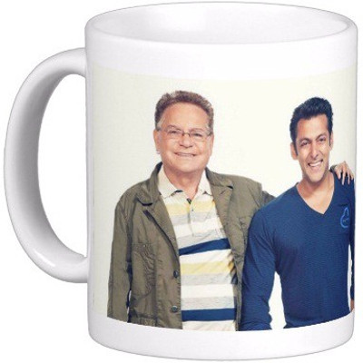 Exoctic Silver Salman Khan Series25 Ceramic Mug(330 ml), Multicolor