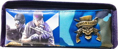Priyankish Smart Kidz Guns & Roses Art Artificial Leather Pencil Box(Set of 1, Blue)
Priyankish Smart Kidz Guns & Roses Art Artificial Leather Pencil Box(Set of 1, Blue)