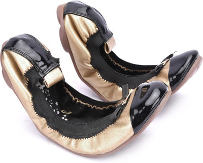 Catwalk Bellies For Women(Gold, Black brown