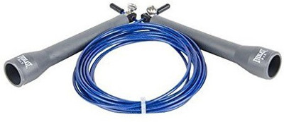 Everlast Deluxe Speed Rope Speed Skipping Rope(Grey, Blue, Length: 335 cm)