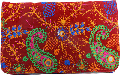 Craft Trade Casual Red Clutch