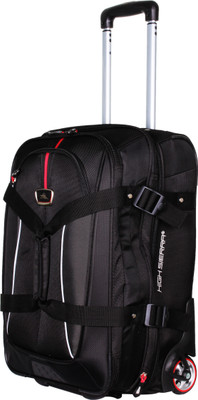High (Expandable) Sierra Drop BTM 21 Inch Expandable With Backstraps Duffel Strolley Bag(Black)
High (Expandable) Sierra Drop BTM 21 Inch Expandable With Backstraps Duffel Strolley Bag(Black)