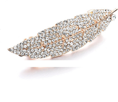 GELILIA Fashion Metal Leaf Shape Barrettes Crystal Studded Hairpin Hair Clip(Gold)
GELILIA Fashion Metal Leaf Shape Barrettes Crystal Studded Hairpin Hair Clip(Gold)