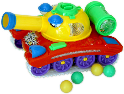 S.G.International Crazy tank rotating light voice(Multicolor)