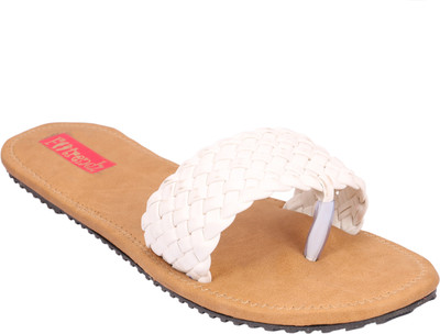 Footrendz Women White Flats