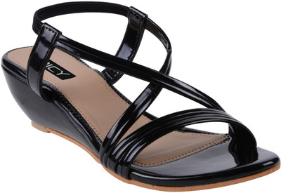 Dicy Women Black Wedges