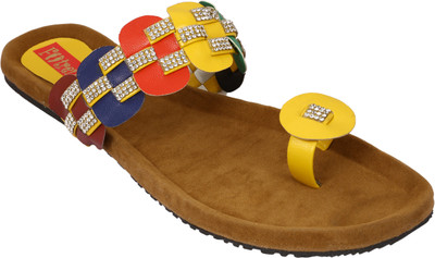 Footrendz Women Yellow Flats