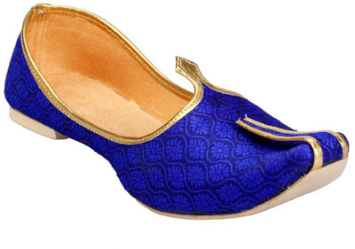 skylyf Mojaris For Men(Navy, Blue