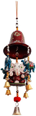 Tradition India Ganesha, Elephants & Bells Door Hanging Decorative Showpiece - 50 cm(Paper Mache, Multicolor)
Tradition India Ganesha, Elephants & Bells Door Hanging Decorative Showpiece - 50 cm(Paper Mache, Multicolor)
