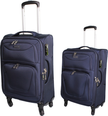 Travel Club USA Set of 2 Pcs. 4 Wheel Soft Sided Trolley Suitcase (20"+") Expandable Check-in Luggage - inch(Blue
Travel Club USA Set of 2 Pcs. 4 Wheel Soft Sided Trolley Suitcase (20"+") Expandable Check-in Luggage - inch(Blue