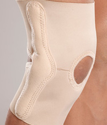OSSDEN KNEE SUPPORT WITH HINGE Knee Support (L, SKIN COLOUR)