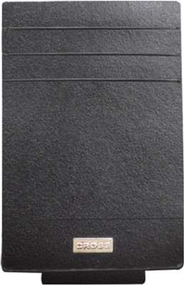 Cross Men Black Genuine Leather Money Clip(3 Card Slots)