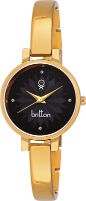 BRITTON BR-LR081-BLK-GLD Watch - For Women