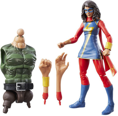 Marvel Spider Man Legends Series Ms. Marvel(Multicolor)