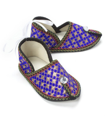 Visach Booties(Toe to Heel Length - 12 cm Blue)