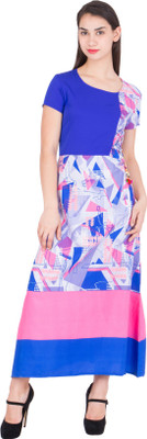 Trueway Flared Gown(Multicolor