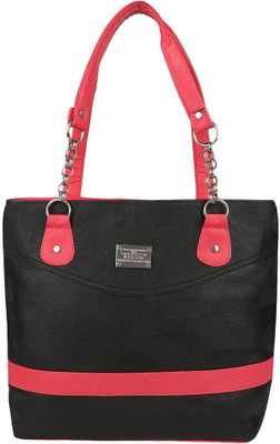 ELLI FASHION Hand-held Bag(Black, Red)