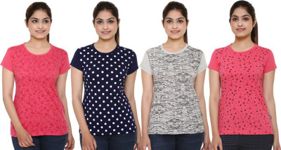 69GAL Girls Printed Cotton T Shirt(Multicolor, Pack of 4, Dark blue;grey;pink;pink1
69GAL Girls Printed Cotton T Shirt(Multicolor, Pack of 4, Dark blue;grey;pink;pink1