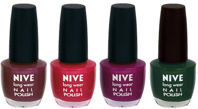 Nive Colour Blast Nail Lacquer (Set of 4 Nail Polish) Purple,Pink,Purple,Green,(Pack of 4)
Nive Colour Blast Nail Lacquer (Set of 4 Nail Polish) Purple,Pink,Purple,Green,(Pack of 4)