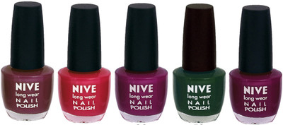 Nive Colour Blast Nail Lacquer (set of 5 Nail Polish ) Purple,Pink,Purple,Green,Purple(Pack of 5)
Nive Colour Blast Nail Lacquer (set of 5 Nail Polish ) Purple,Pink,Purple,Green,Purple(Pack of 5)