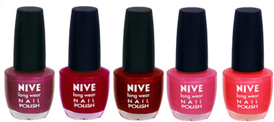 Nive Colour Blast Nail Lacquer (set of 5 Nail Polish ) Purple,Pink,Red,Pink,Pink(Pack of 5)
Nive Colour Blast Nail Lacquer (set of 5 Nail Polish ) Purple,Pink,Red,Pink,Pink(Pack of 5)