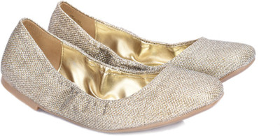 Nine West NWGIRLSNITE2 Ballerinas For Women(Gold