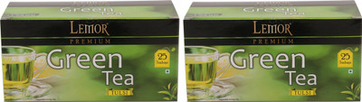 Lemor Lemor Tulsi Green Tea 25 Tea Bags - Pack of 2 Tulsi Green Tea Bags(50 Sachets, Box)
Lemor Lemor Tulsi Green Tea 25 Tea Bags - Pack of 2 Tulsi Green Tea Bags(50 Sachets, Box)