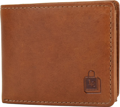 Le Craf Men Tan Genuine Leather Wallet(7 Card Slots), Tan-14