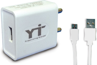 YTI USB Charger 1.5A with (1 mtr) Data Cable for all Smart Phones Mobile Charger(White)
YTI USB Charger 1.5A with (1 mtr) Data Cable for all Smart Phones Mobile Charger(White)