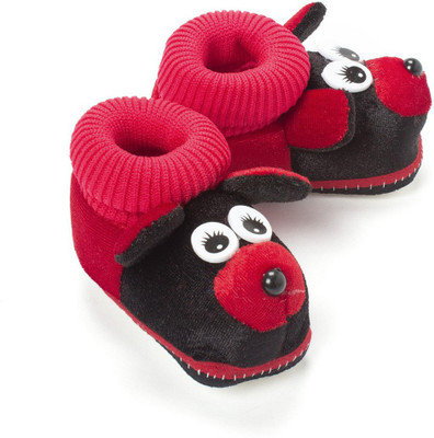 Visach Booties(Toe to Heel Length - 11 cm Red)