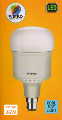 Wipro 26 W Standard B22 LED Bulb(White)