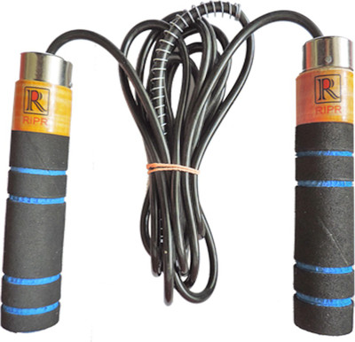 RIPR Air travel PVC Rope with Foam Handles Ball Bearing Skipping Rope(Multicolor, Length: 274 cm)
RIPR Air travel PVC Rope with Foam Handles Ball Bearing Skipping Rope(Multicolor, Length: 274 cm)