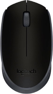 Logitech LOGITECH M170 Wireless Optical Mouse(USB, Black)