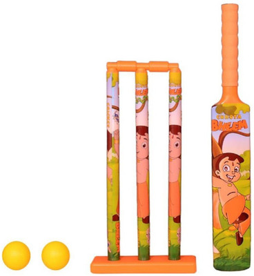 Emob Amazing Super Power Hero Print Bat & Ball Set for Kids-O Cricket Kit